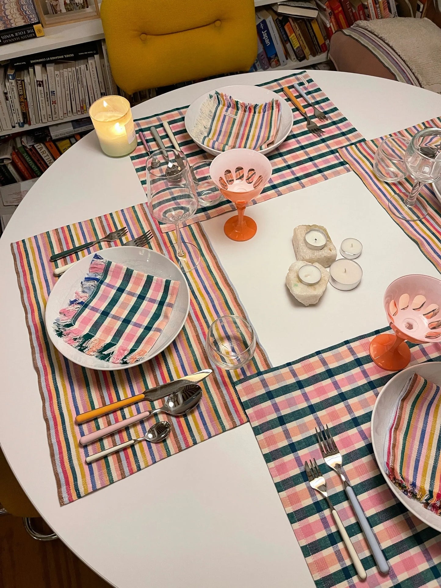 Archive NY Valentina Rainbow Party Napkins | Set of 4 Archive New York