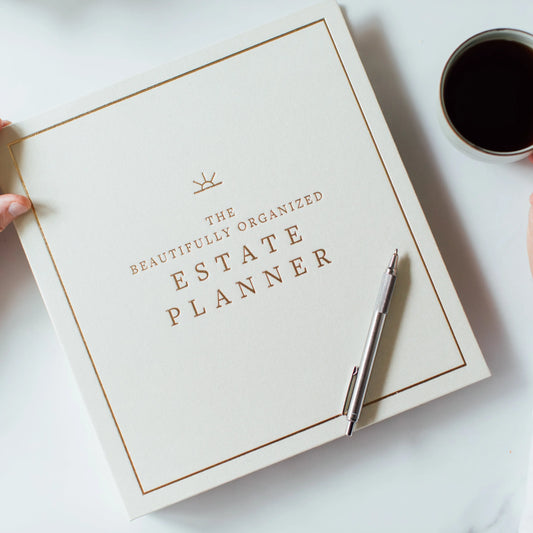 Beautifully Organized Estate Planner | Hardcover Paige Tate and Co.