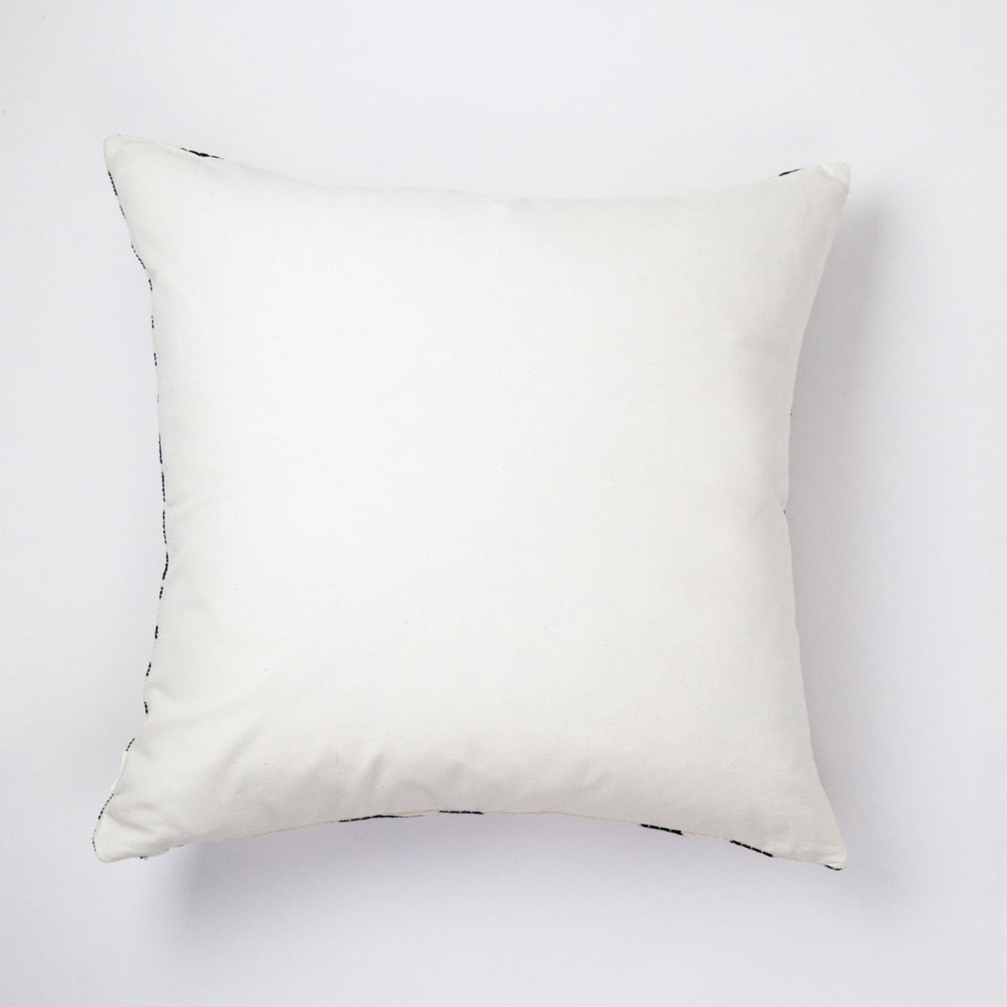 Coussin à damier au basilic