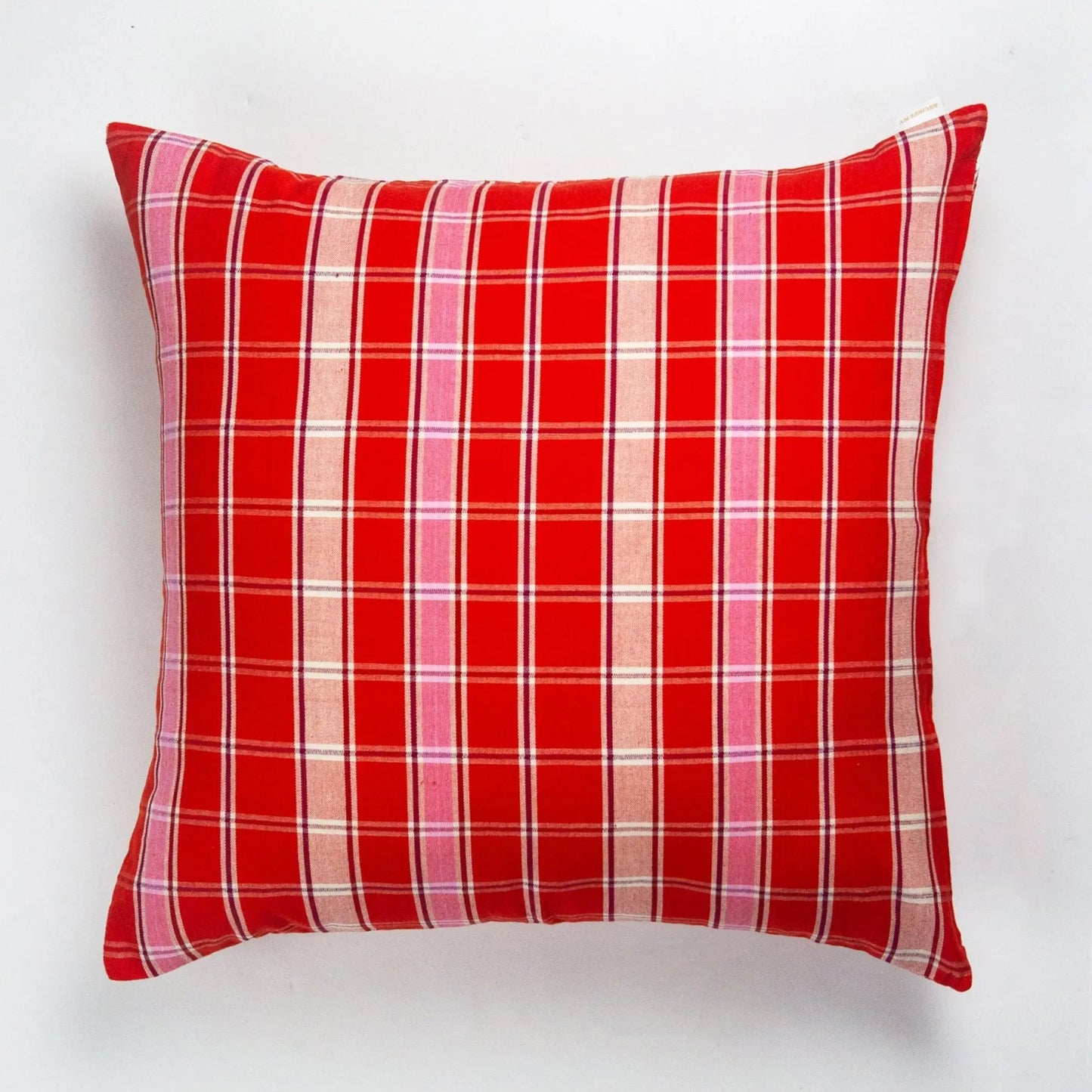 Camila Red Plaid Pillows Archive New York