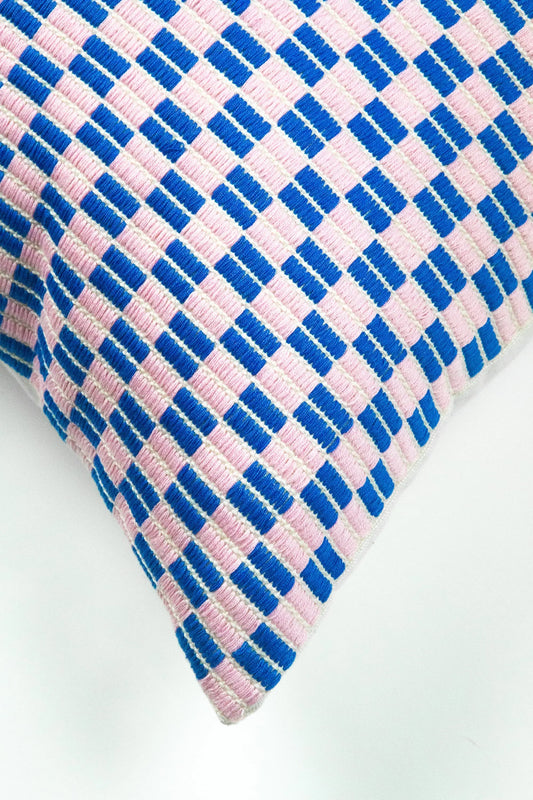 Chessboard Pillow in Retro Archive New York