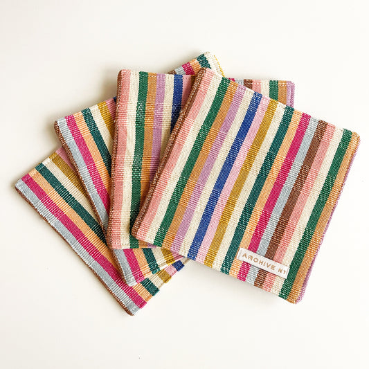 Valentina Rainbow Coasters | Set of 4