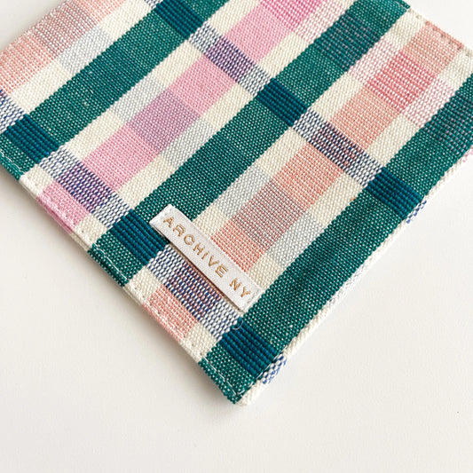 Lola Plaid Coasters | Set of 4 Archive New York