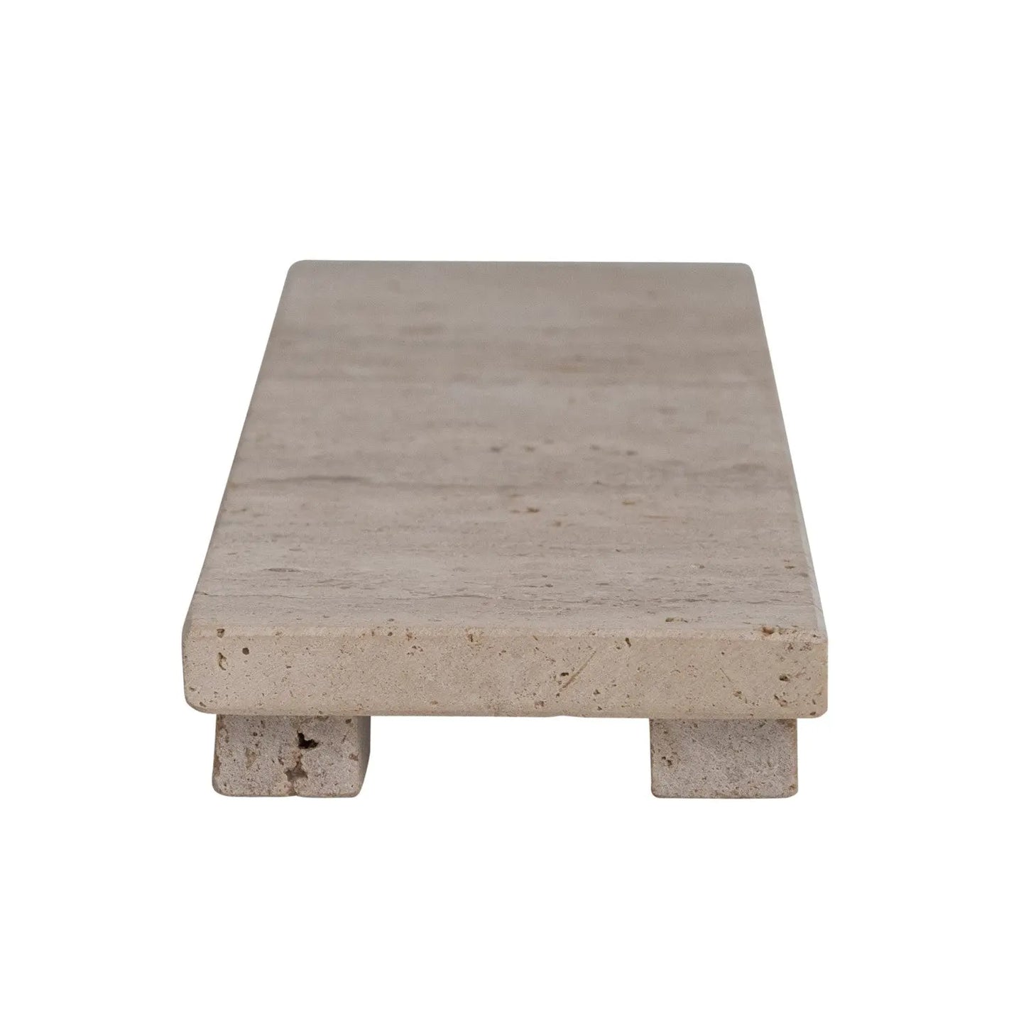 Travertine Footed Cheese & Serving Board Rust & Cinder