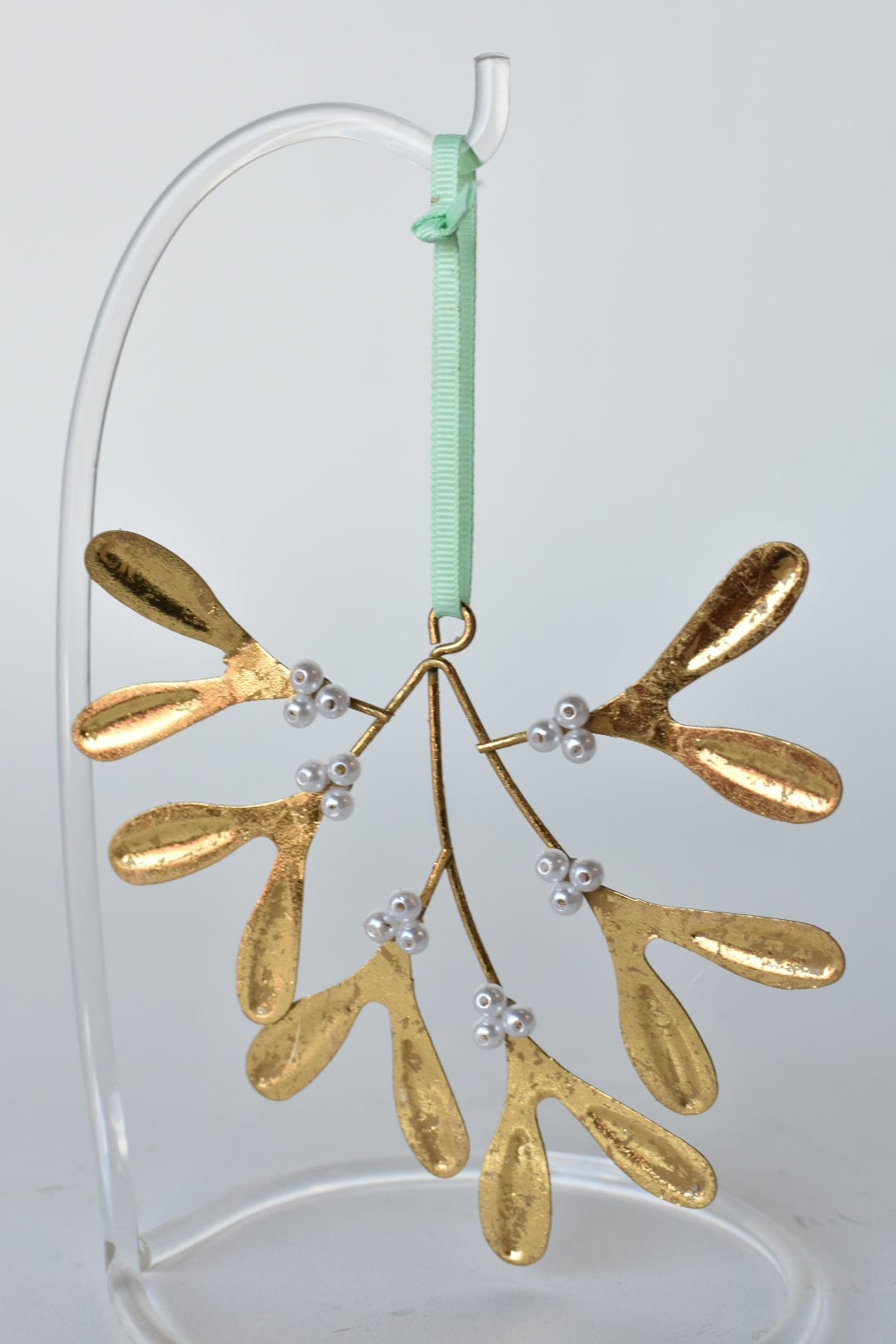 Gilded Mistletoe Ornament