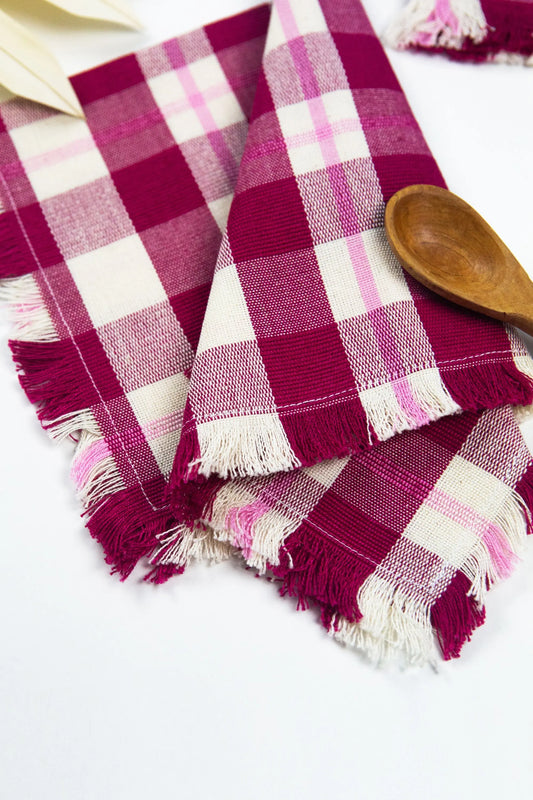 Abigail Plaid Party Napkins | Set of 4 Archive New York