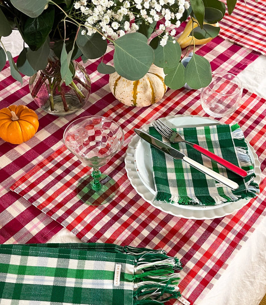 Noel Plaid Placemats | Set of 4 Archive New York