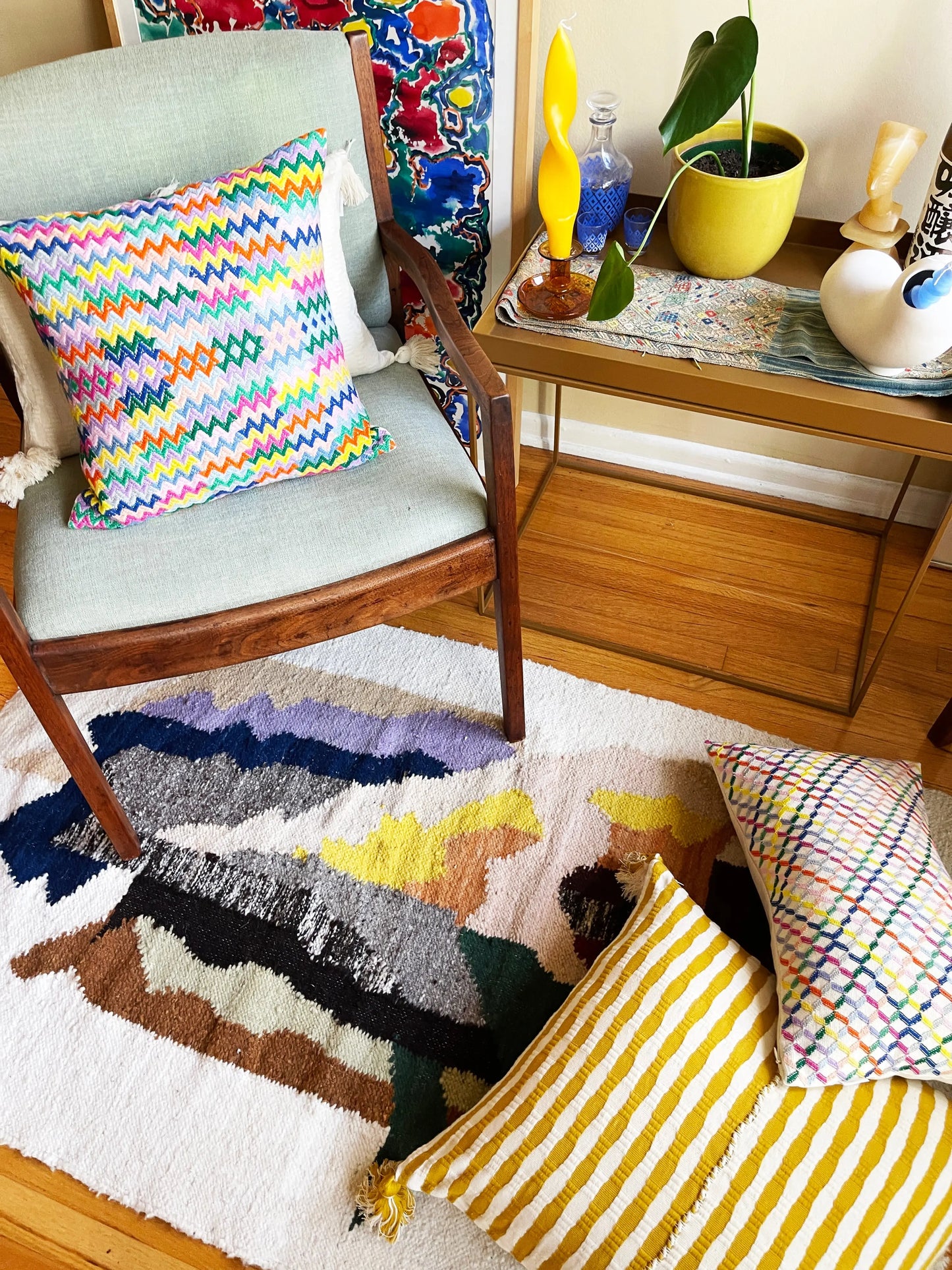 Prismatic Brocade Pillows | Variety Archive New York