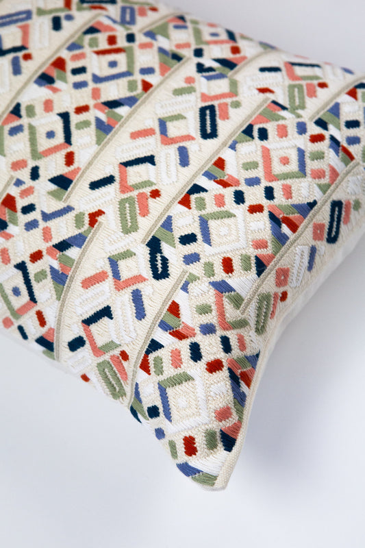 Postmodern Revival Pillow in Memphis