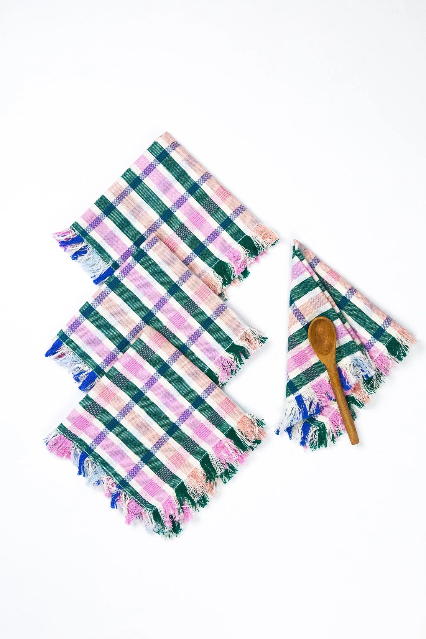 Lola Plaid Party Napkins | Set of 4 Archive New York