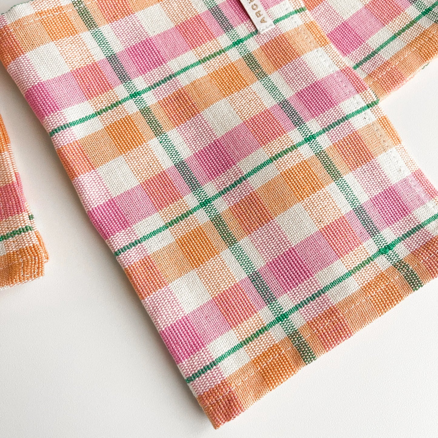 Marguerite Plaid Cocktail Napkins | Set of 4 Archive New York