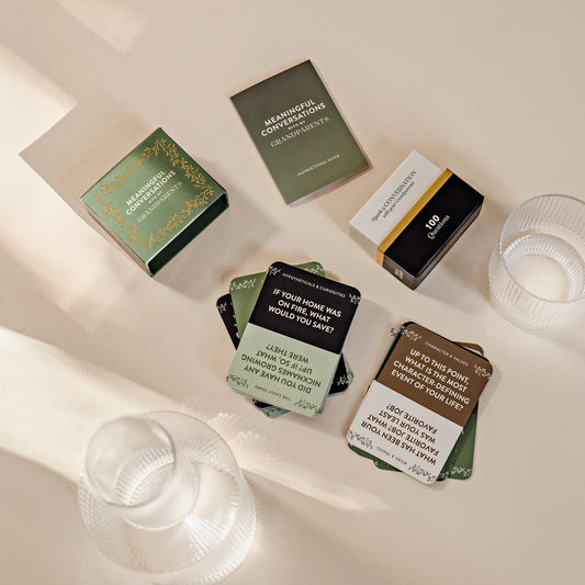 Meaningful Conversations with My Grandparents | Card Deck Paige Tate and Co.