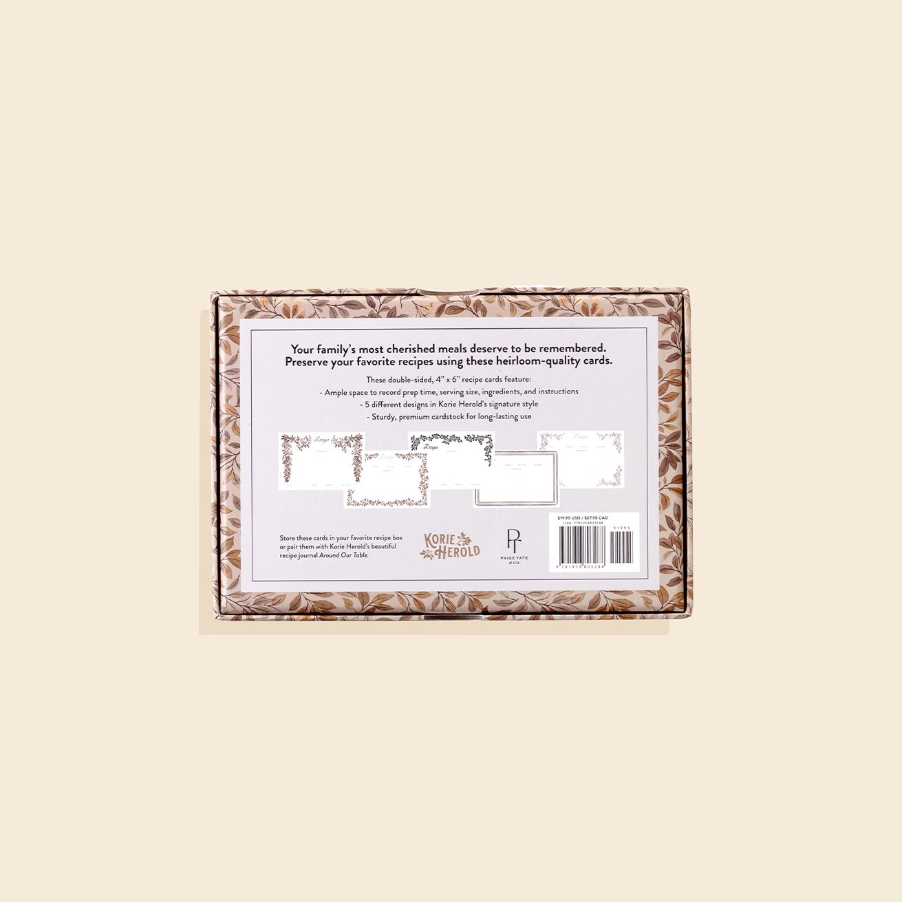 Heirloom Recipe Card Set