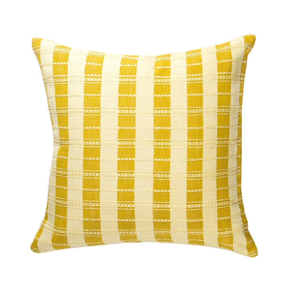 Postmodern Stripe Pillow in Trumpet