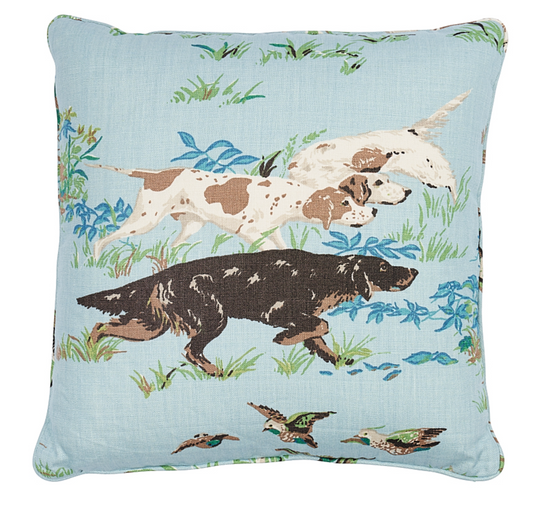 Pointers Pillow Cover | Sky Blue
