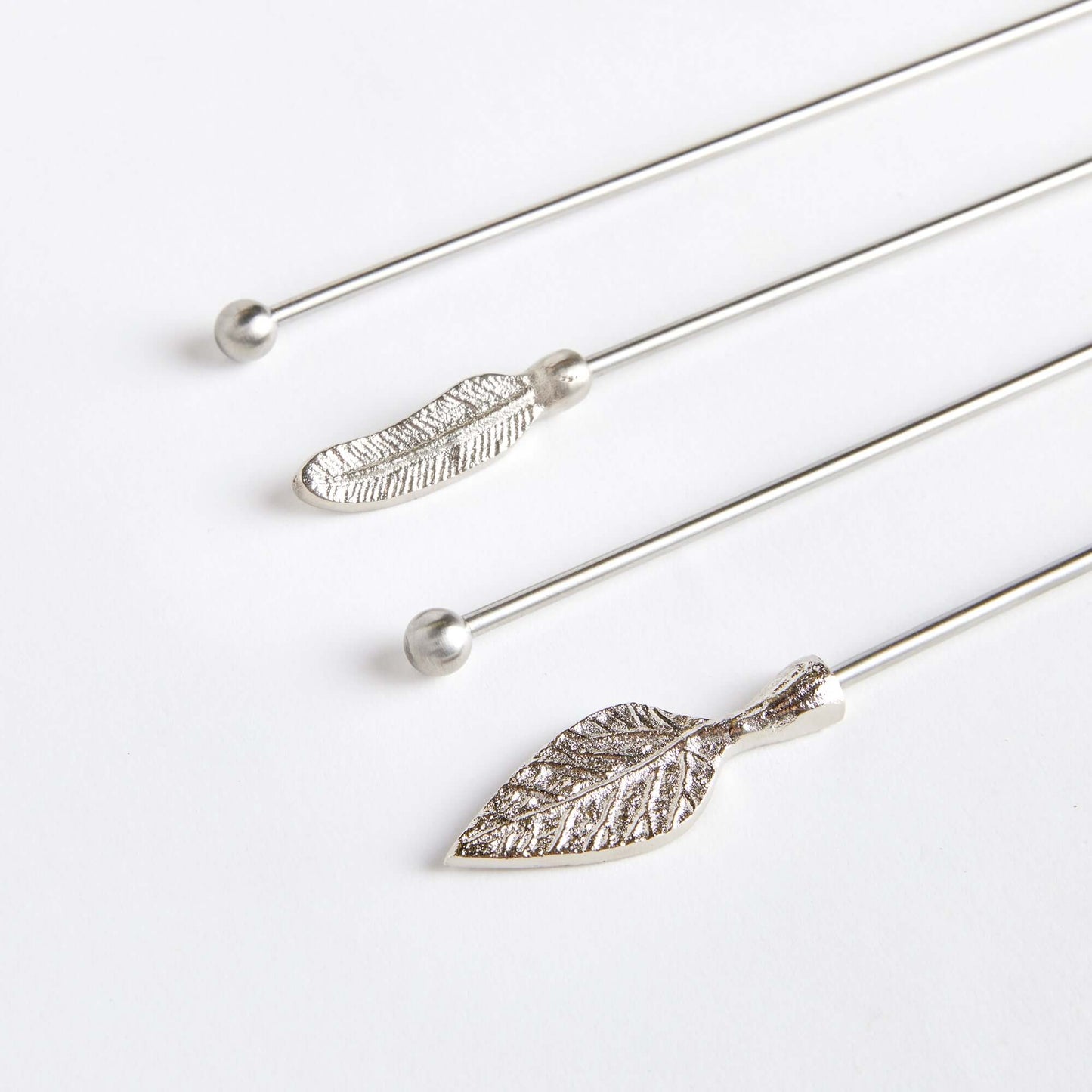 Silver Swizzles | Set of 4