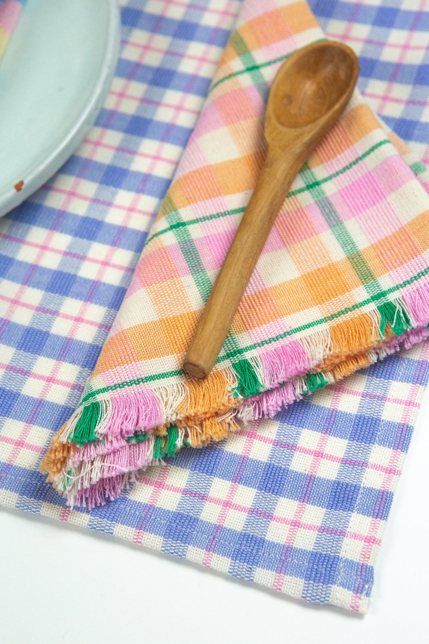 Marguerite Plaid Party Napkins | Set of 4