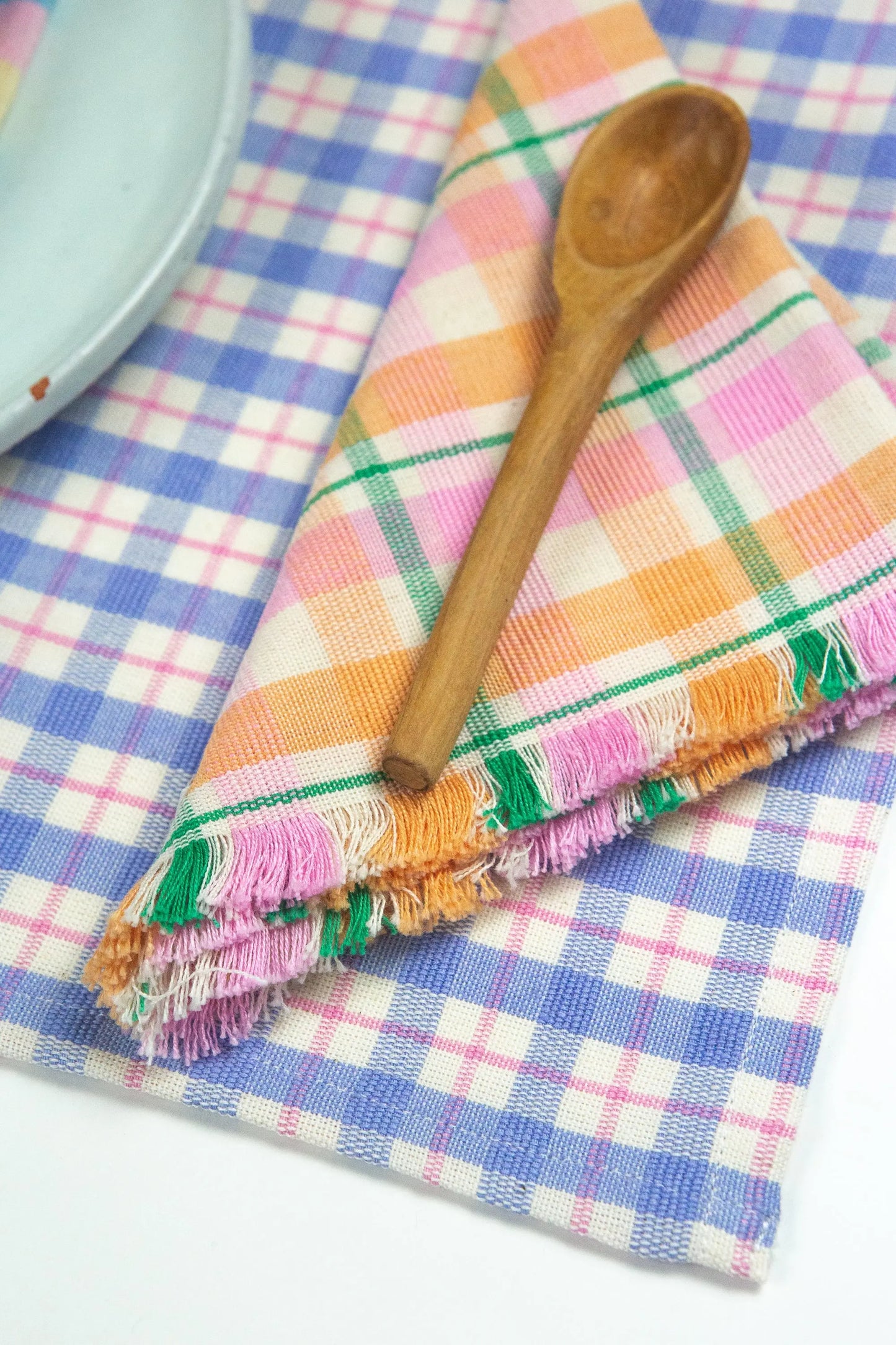 Marguerite Plaid Party Napkins | Set of 4 Archive New York