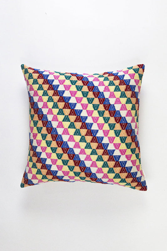 Broken Diamond Pillow in Cacao