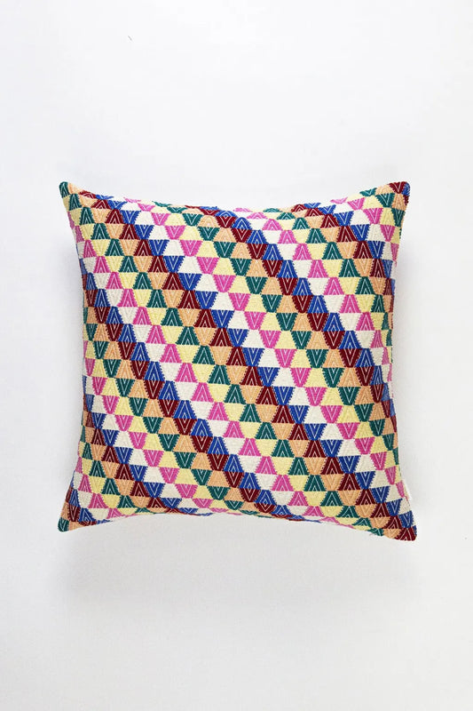 Broken Diamond Pillow in Cacao Archive New York