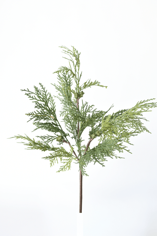 Cedar with Pods Spray (16")