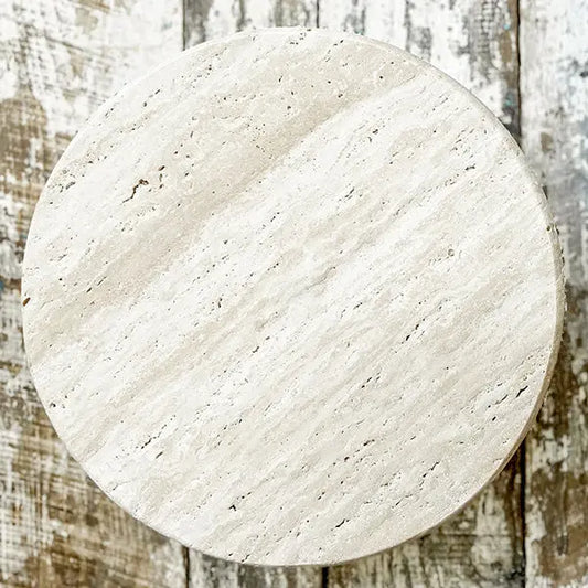 Stone & Timber Plinths | Set of 2 Decor Steals