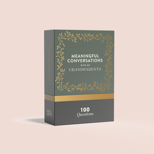 Meaningful Conversations with My Grandparents | Card Deck