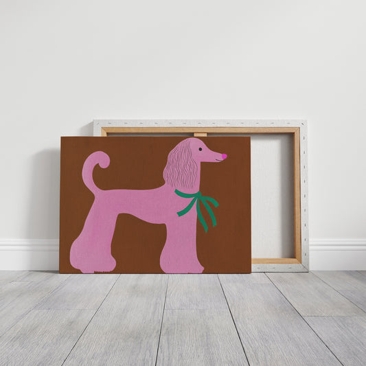 Pink Poodle Pop Art