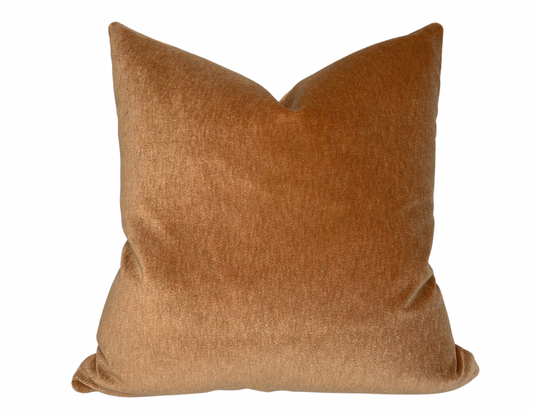 New Fortune Velvet Pillow Cover | Cinnamon