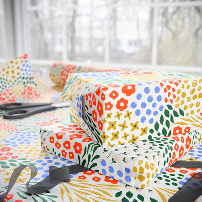 Holly-Orange Cottage Wrapping Paper, Matte