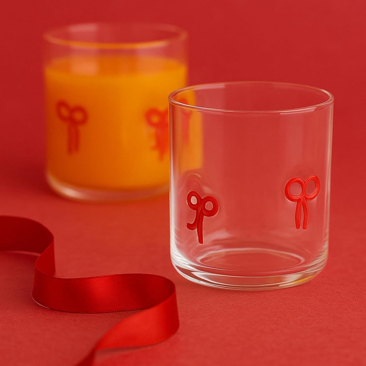 Red Bowtie Tumbler | Set of 2