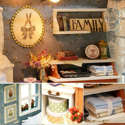 Miniature Wizardi Roombox Kit - Summer Terrace Dollhouse Kit-4