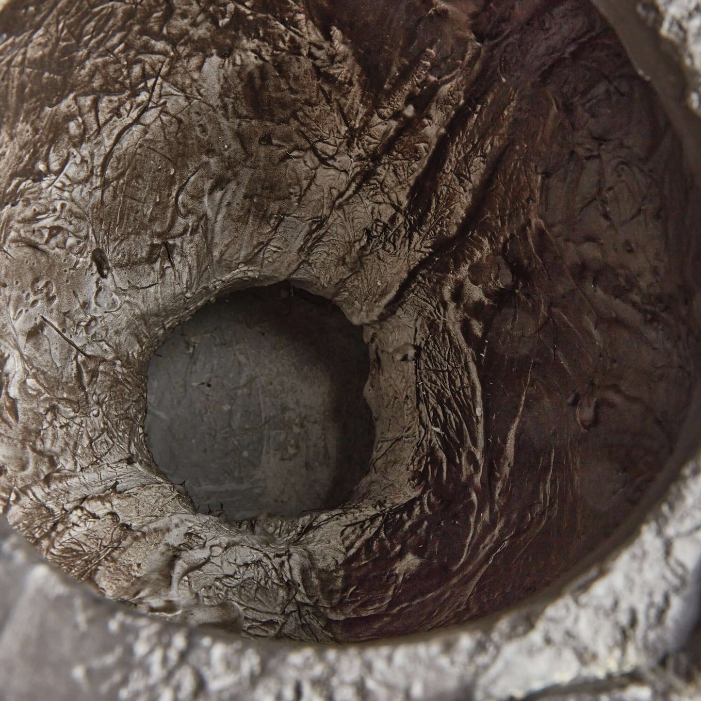 Athena Bust Vessel | Antique Black