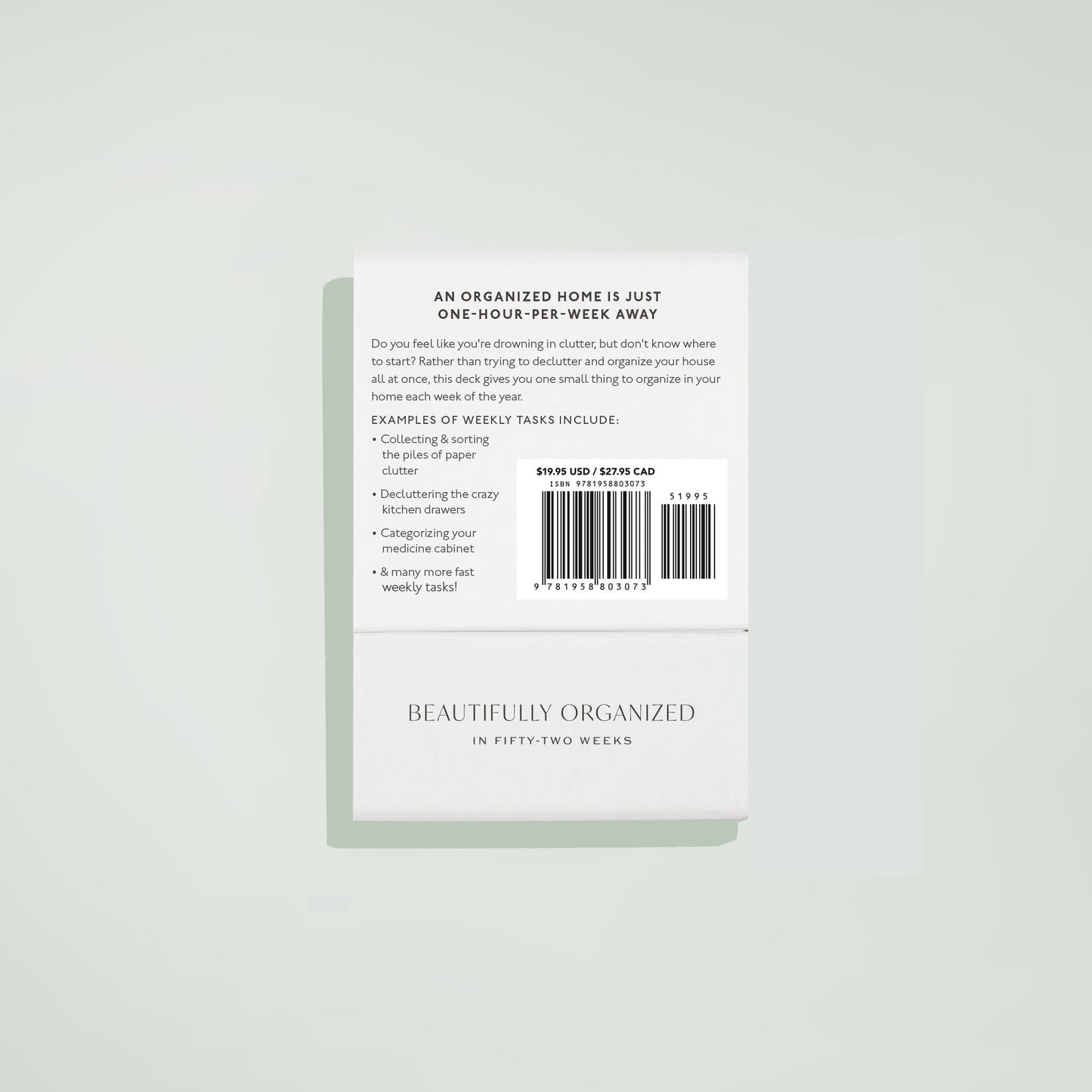 Beautifully Organized In 52 Weeks | Card Deck