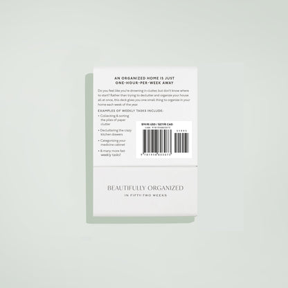 Beautifully Organized In 52 Weeks | Card Deck