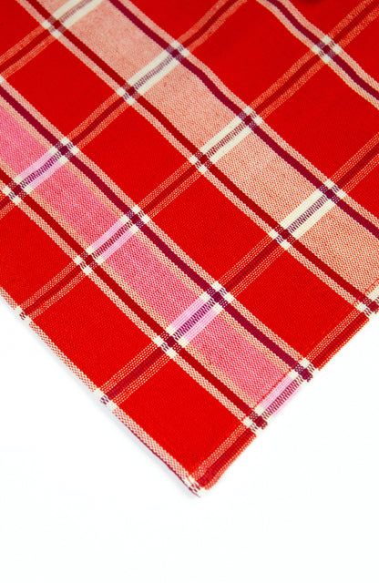 Camila Plaid Dinner Napkins | Set of 4
