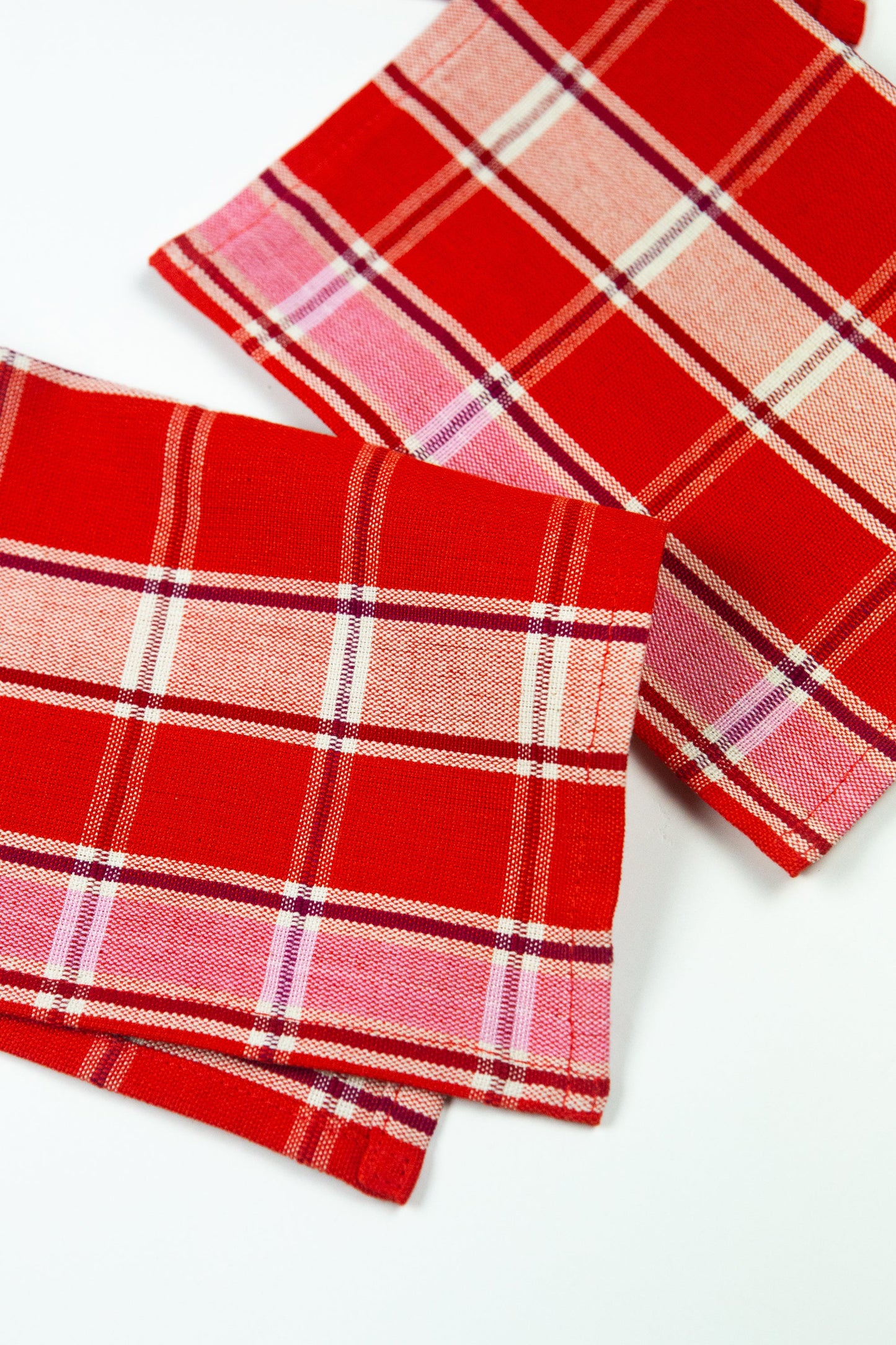 Camila Plaid Cocktail Napkins | Set of 4