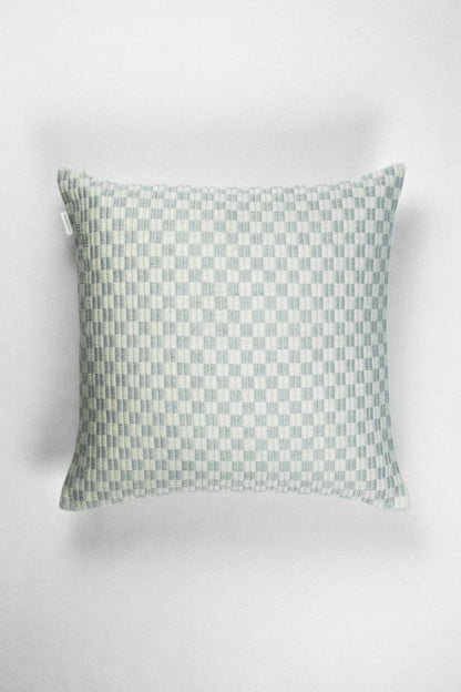 Chessboard Pillow in Ice
