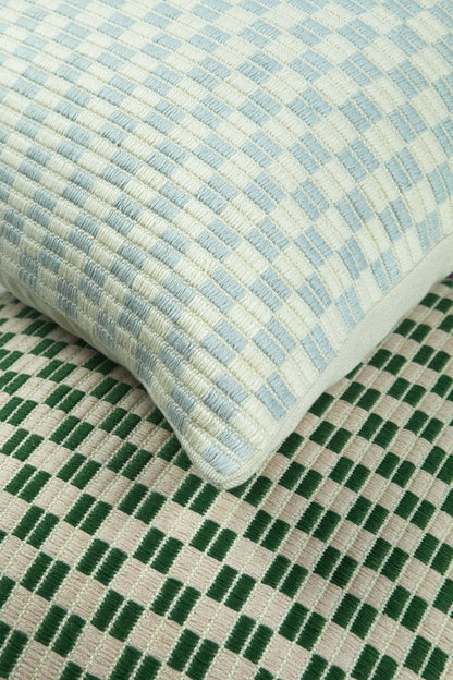 Chessboard Pillow in Ice
