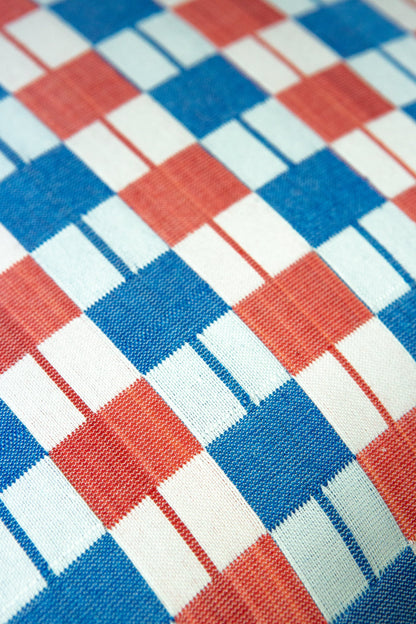 Geocheck Bauhaus Pillow in Americana