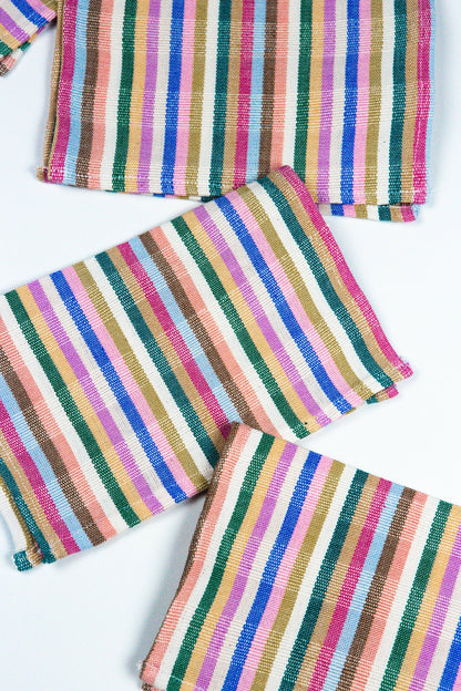 Valentina Rainbow Cocktail Napkin | Set of 4