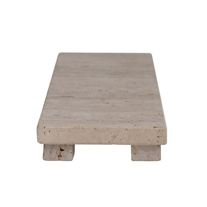 Travertine Footed Cheese & Serving Board Rust & Cinder
