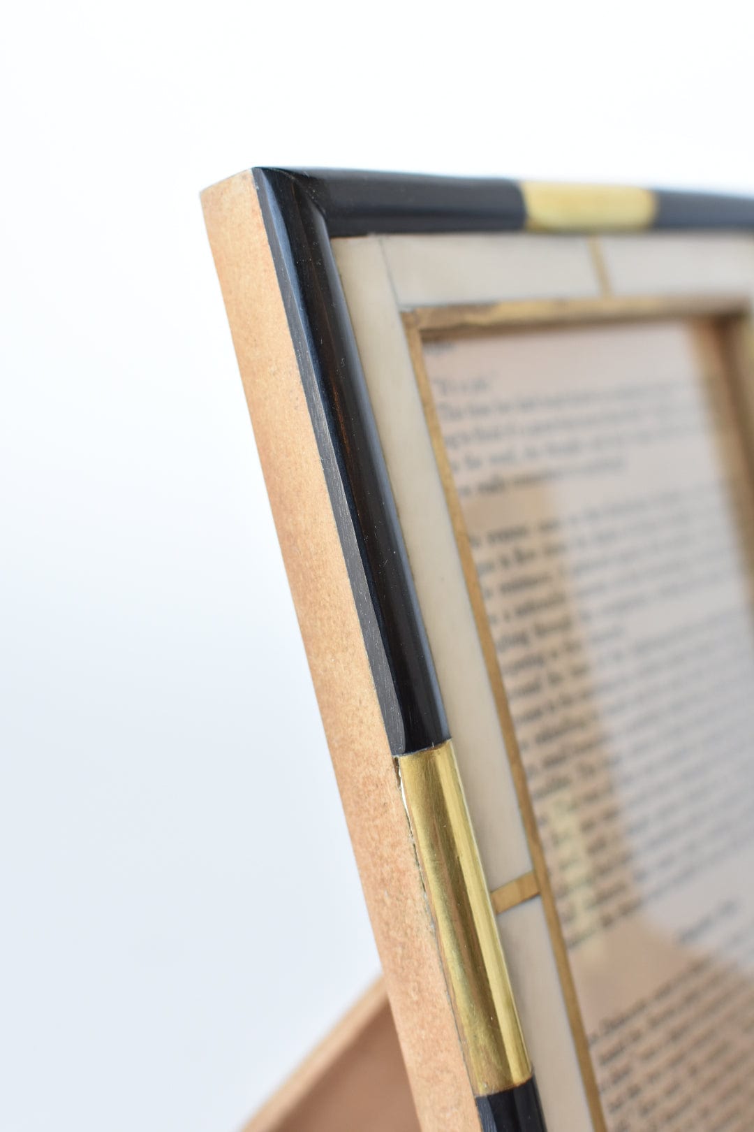 Bone & Brass Cased Frame