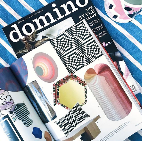 Optic Diamond Pillow in Contrast