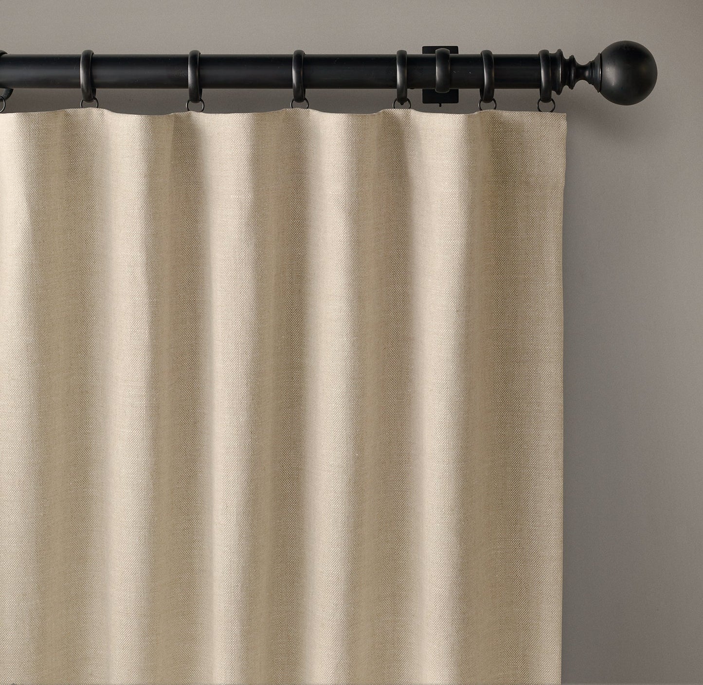 Heavyweight Organic Cotton Curtains with Liner | Windproof & Thermal | Made in UK-1