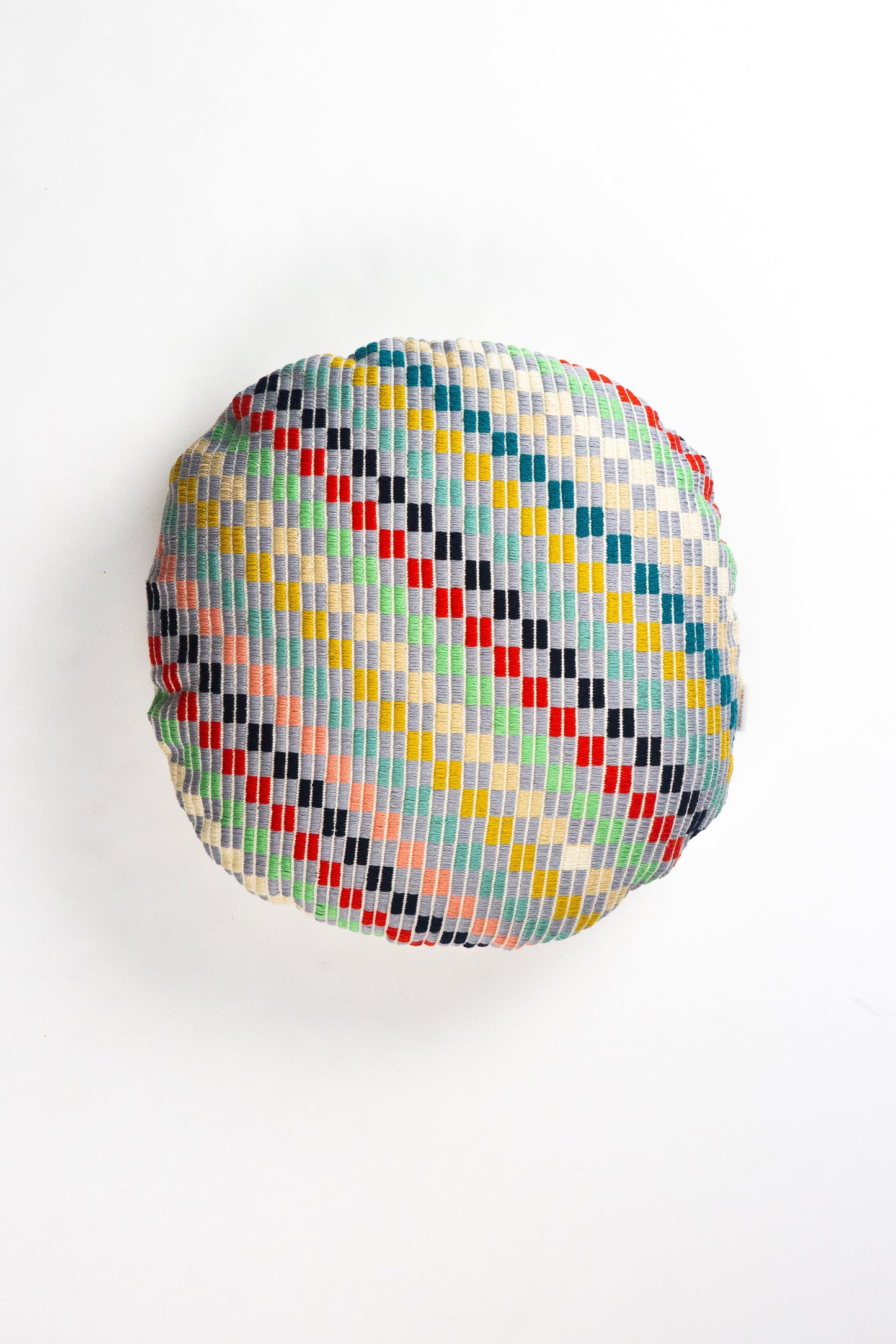 Diagonal Check Pillow in Vintage