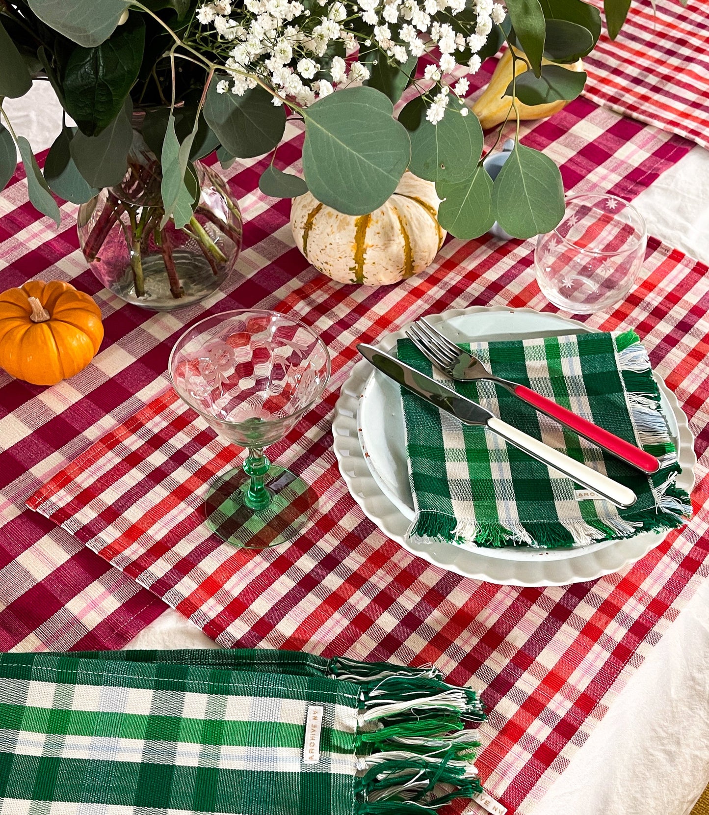 Noel Plaid Placemats | Set of 4