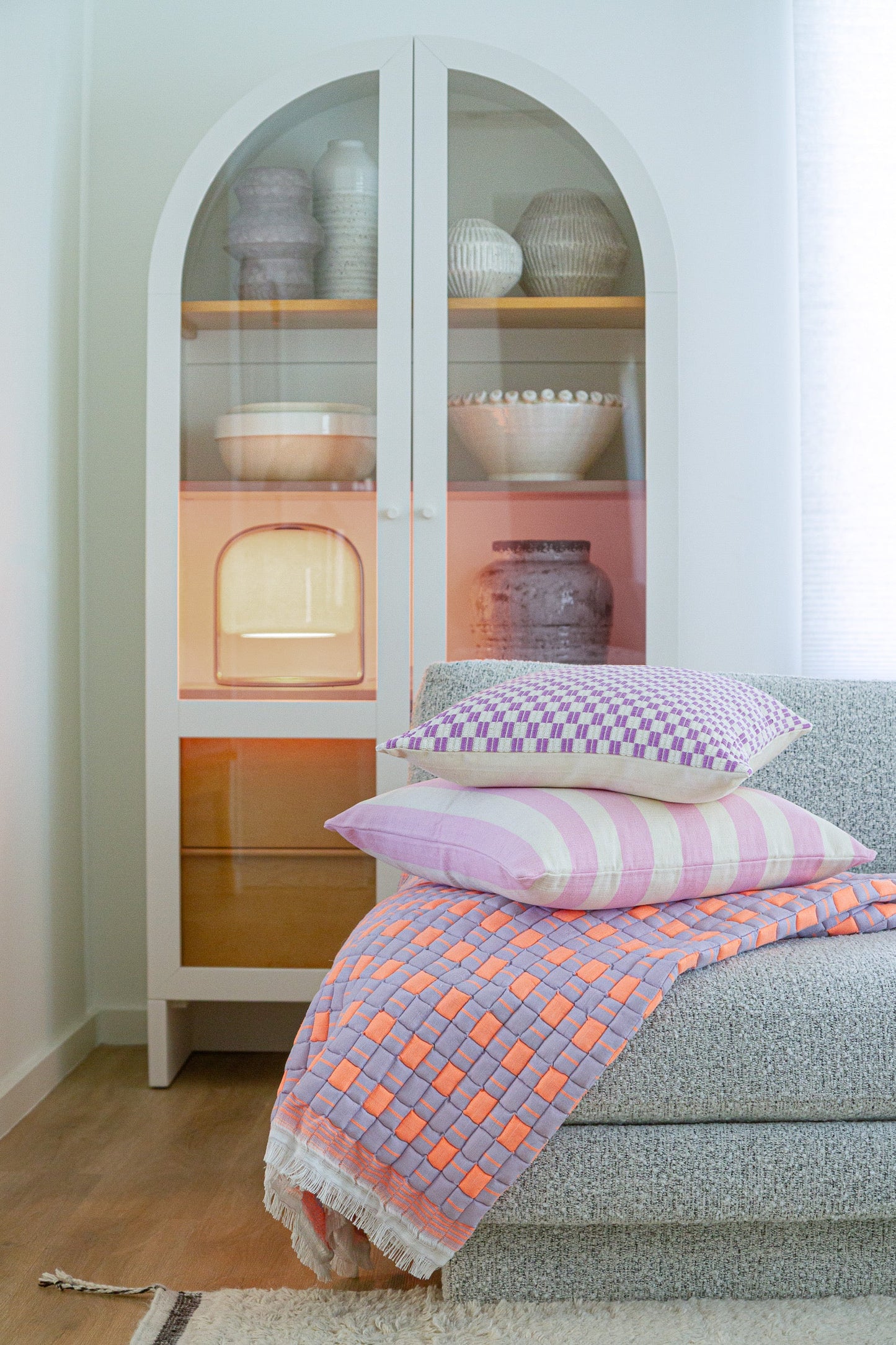 Postmodern Quilted Blanket in Rebel