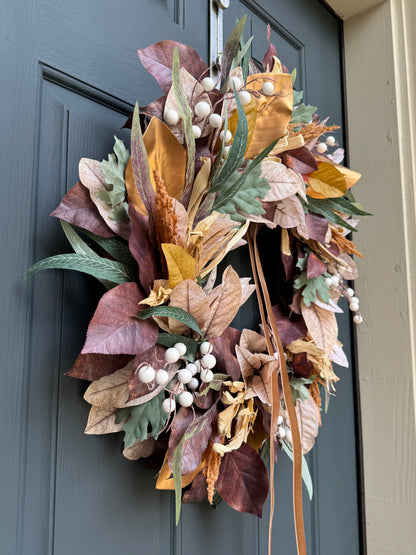 Autumnal Foliage Wreath