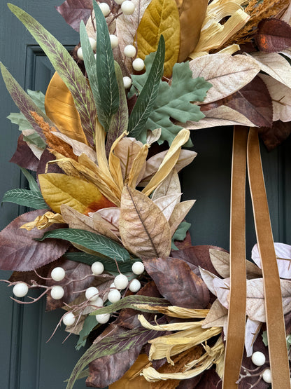 Autumnal Foliage Wreath
